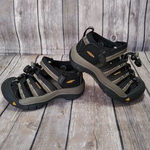 KEEN Unisex Kid Newport H2 Sandals Size 8 Black & Tan